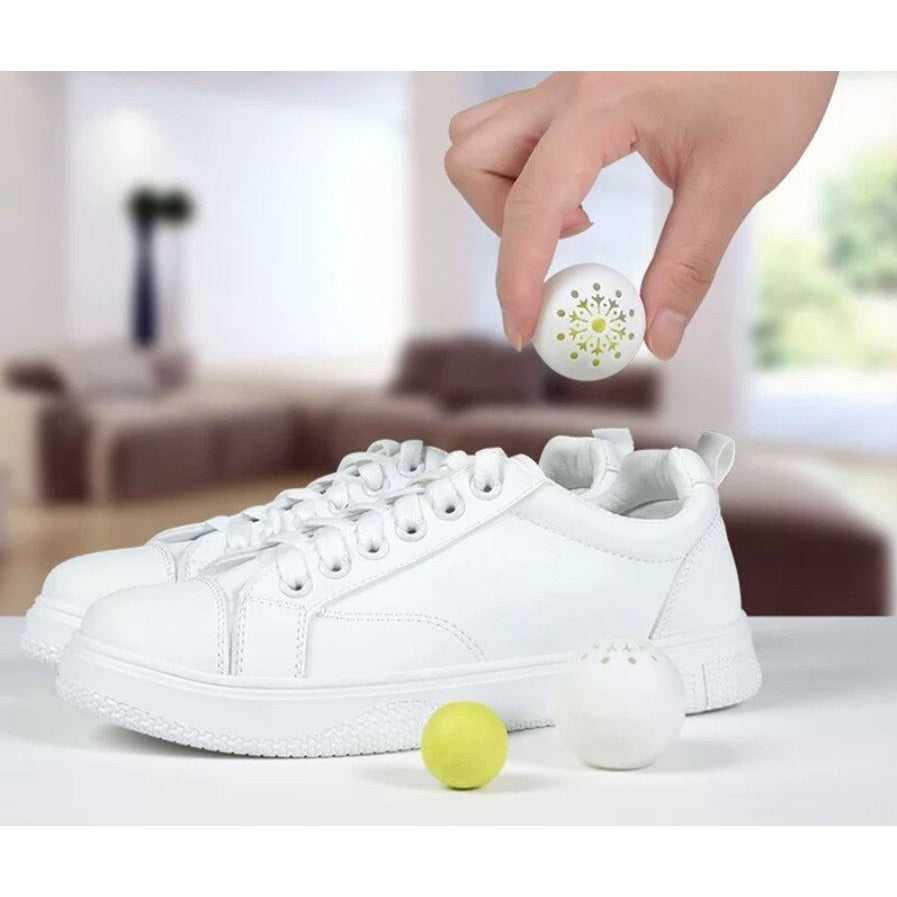 6-Pack Shoe Deodorizer Balls - Eliminate Foot Odor & Keep Shoes Fresh